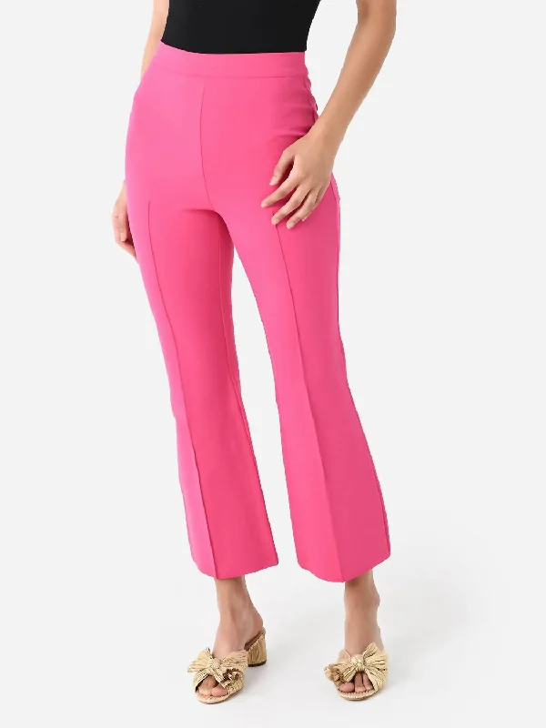 Porterfield Crop Flare Pant In Fuschia