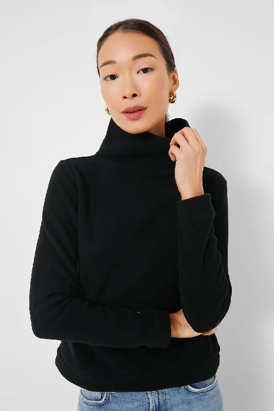 Cropped Women Sweater to Pair with High - Waisted BottomsCropped Women Sweater to Pair with High - Waisted BottomsBlack Park Slope