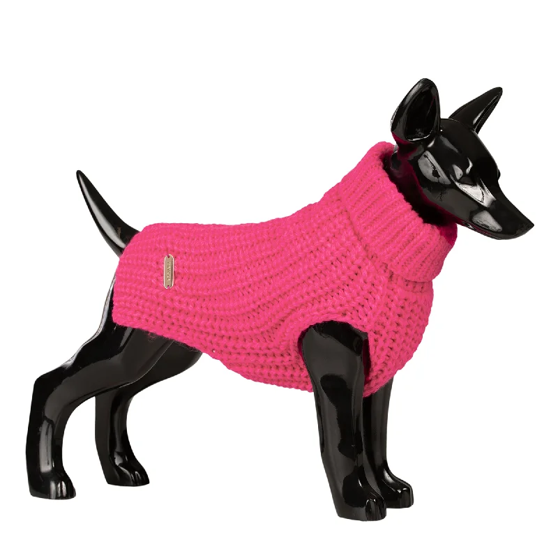 Turtleneck Women Sweater for a Classic and Elegant StyleTurtleneck Women Sweater for a Classic and Elegant StylePAIKKA Hand Knit Dog Sweater