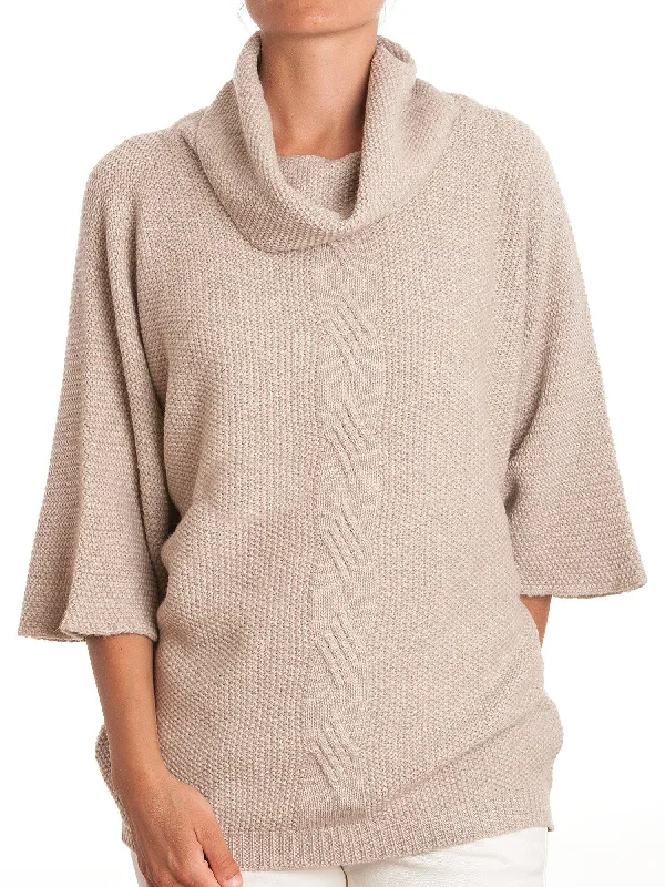 Hooded Women Sweater for Added Comfort and StyleHooded Women Sweater for Added Comfort and StylePlaited Shirt Cashmere Blend