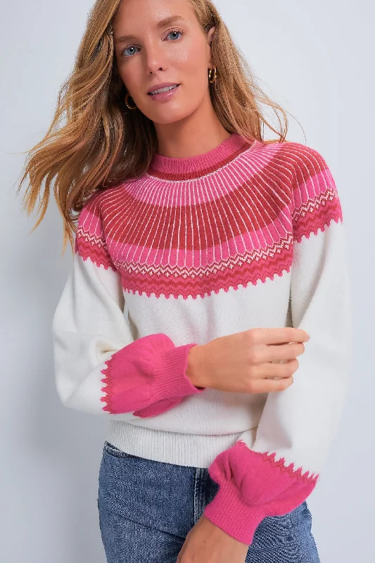 Lightweight Women Sweater for Spring and FallLightweight Women Sweater for Spring and FallRouge Color Block Sweater