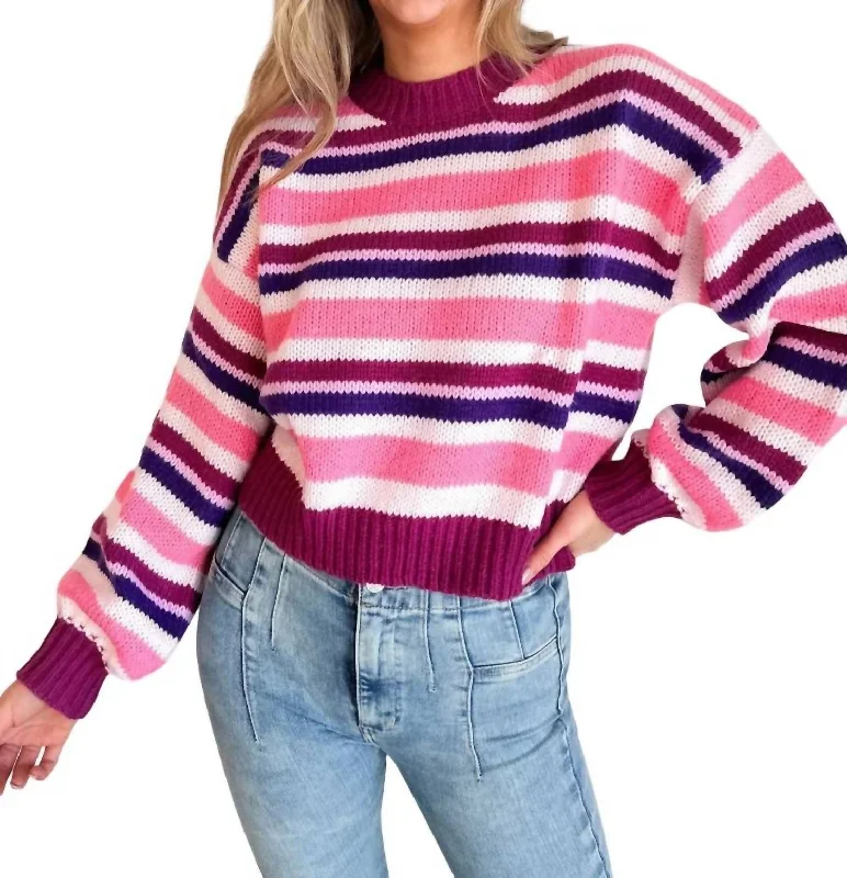 Chunky Knit Women Sweater for Winter WarmthChunky Knit Women Sweater for Winter WarmthSugar And Spice Sweater In Pink