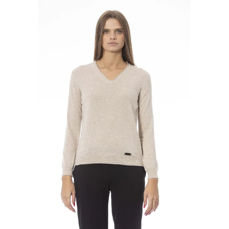 Cropped Women Sweater to Pair with High - Waisted BottomsCropped Women Sweater to Pair with High - Waisted BottomsBaldinini Trend  Polyamide Women's Sweater