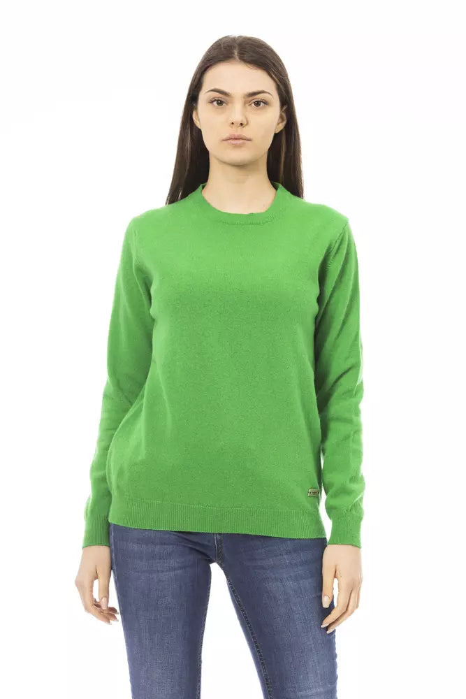 V - Neck Women Sweater to Elongate the NecklineV - Neck Women Sweater to Elongate the NecklineBaldinini Trend  Wool Women's Sweater