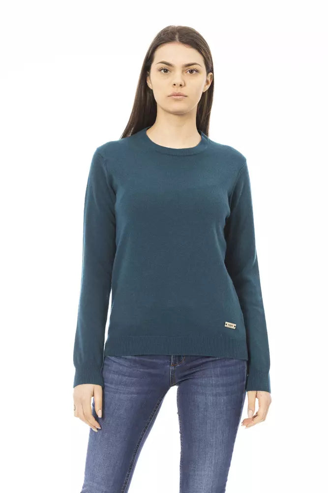 Plus - Size Women Sweater with a Flattering FitPlus - Size Women Sweater with a Flattering FitBaldinini Trend  Wool Women's Sweater