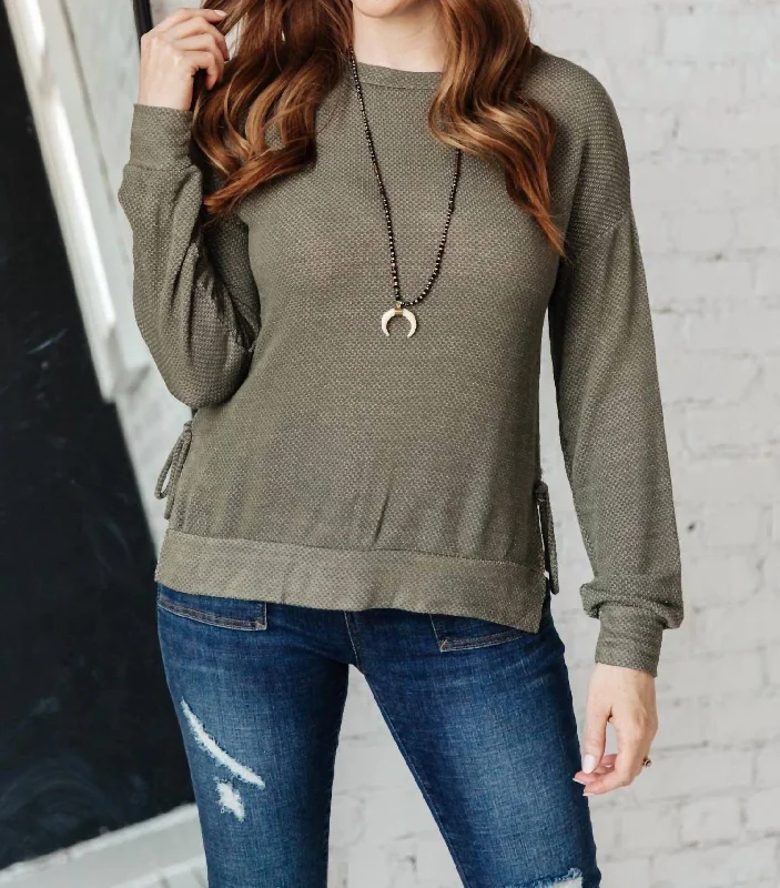 Turtleneck Women Sweater for a Classic and Elegant StyleTurtleneck Women Sweater for a Classic and Elegant StyleIn The Forest Top In Olive