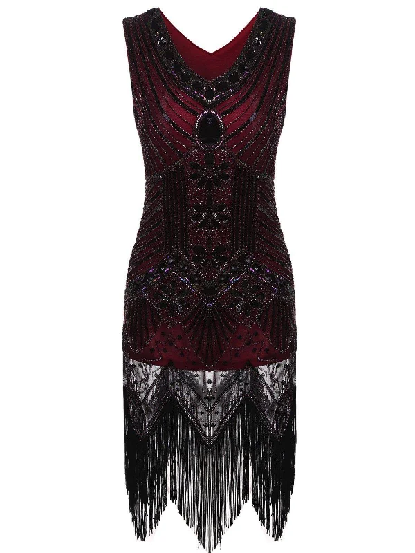 Backless Women Dress for a Sexy and Alluring Look at Evening Events[Clearance] 1920s Sequined Fringe Dress