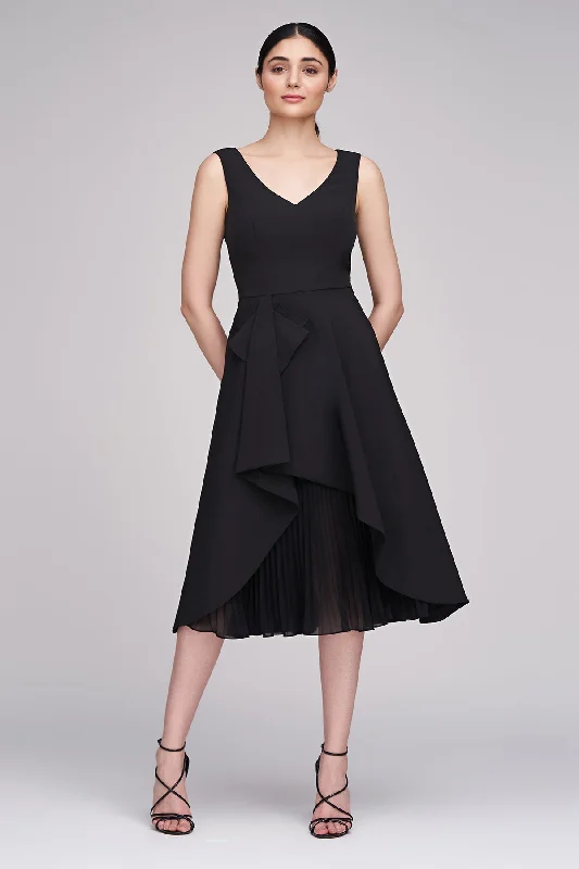 Ruffled Women Dress with Multiple Layers for a Playful and Girly StyleBegonia Midi Dress