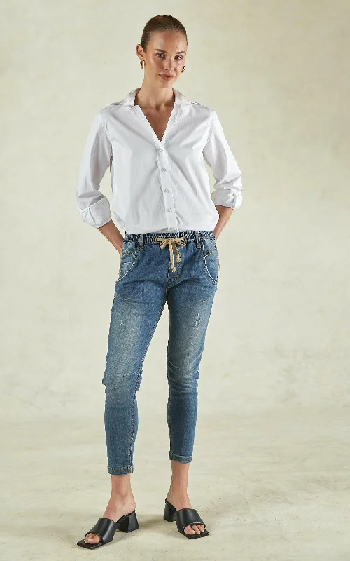 Skinny women jeans with a form - fitting designActive Denim Jeans