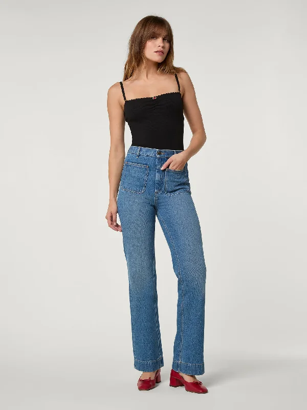 Distressed women jeans for a trendy and edgy lookBELLEVILLE Jeans