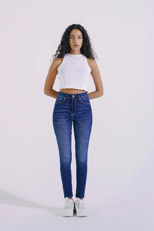 High - waisted women jeans for a flattering silhouetteHigh Rise Skinny Jeans