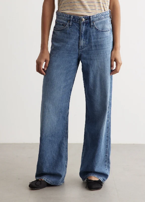 High - rise flare women jeans for a 70s - inspired lookFeatherweight Logan Jeans