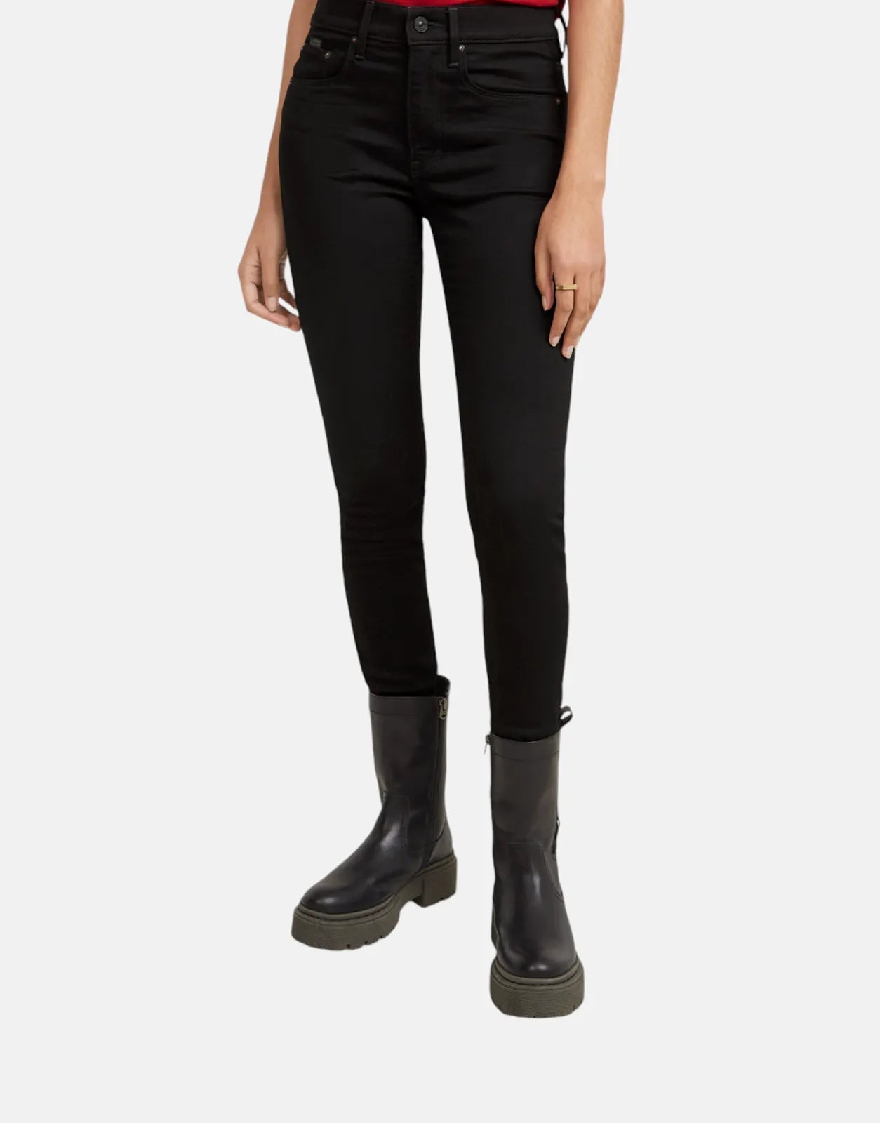 Light - wash women jeans for a fresh and summery appearanceG-Star RAW 3301 Ladies Pitch Black Skinny Jeans