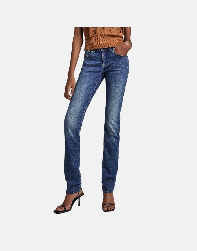 Jeggings women jeans combining the comfort of leggings and style of jeansG-Star RAW Midge Straight Indigo Age Jeans