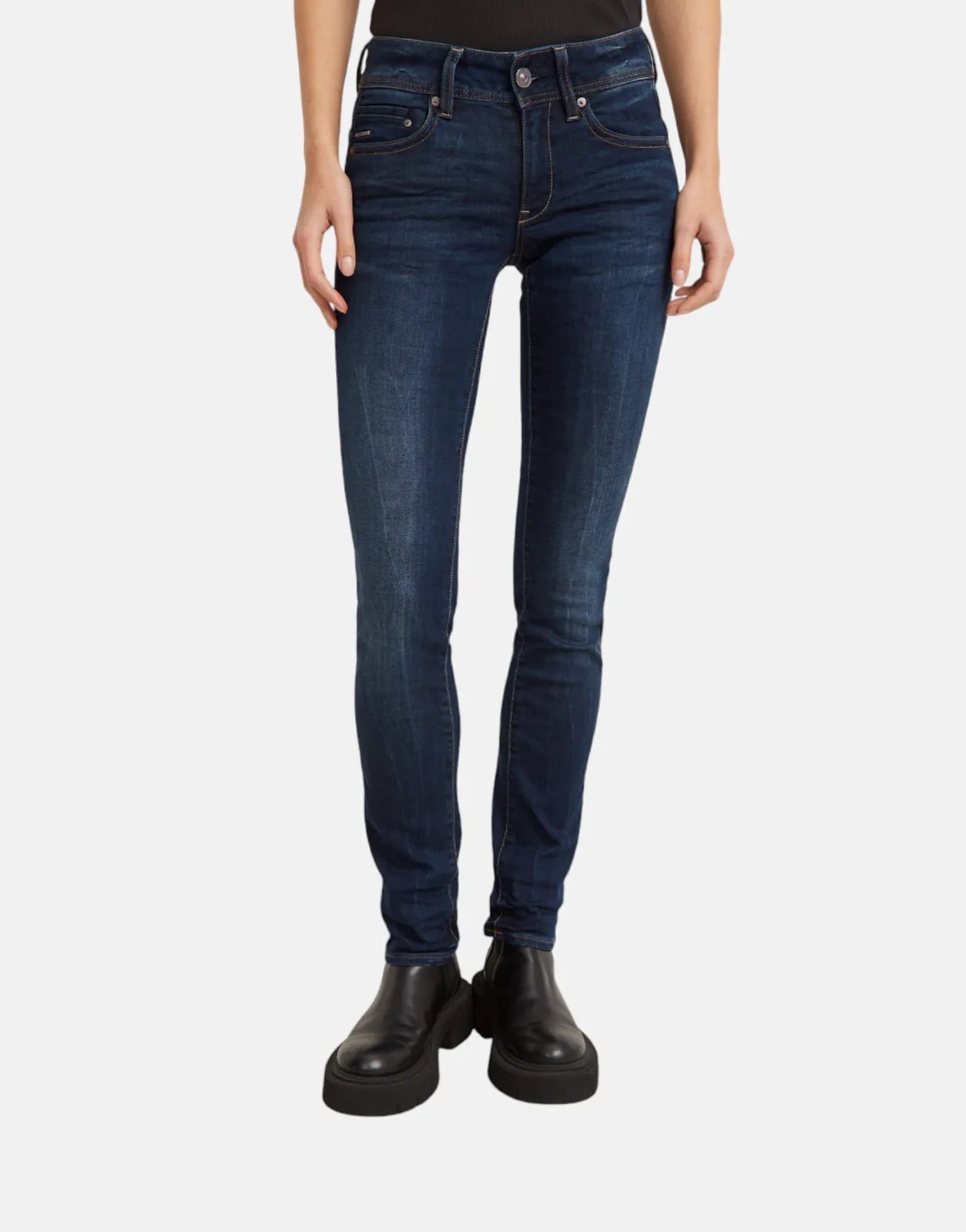 Acid - wash women jeans with a retro finishG-Star RAW Midge Straight Jeans