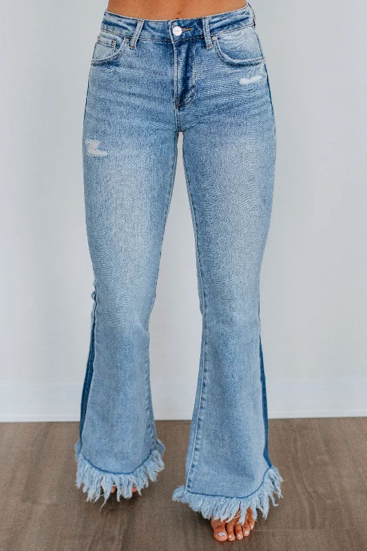 Dark - wash women jeans for a sophisticated and slimming effectGena Risen Jeans