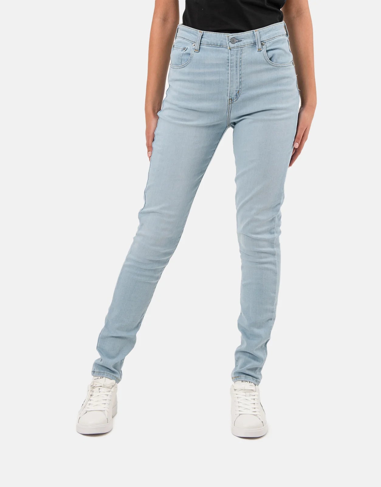 Ripped women jeans for a rebellious and fashion - forward styleLevi's 721 Hi Rise Skinny Cool Friends Jeans