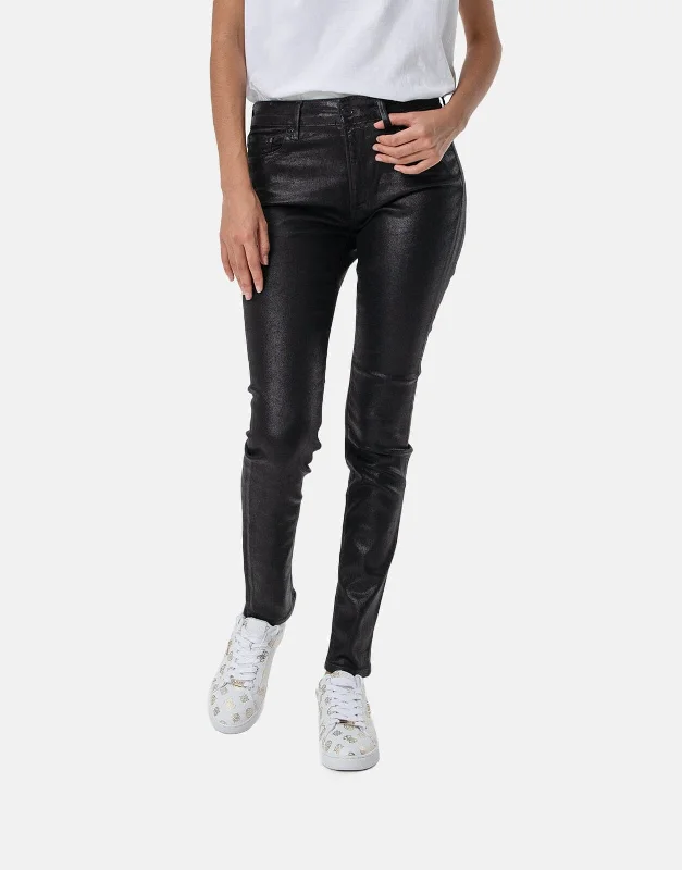 Skinny women jeans with a form - fitting designReplay Luzien High Waist Black Skinny Jeans