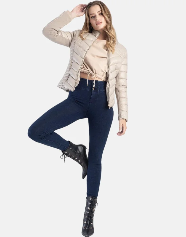 Straight - leg women jeans with a classic and timeless appealSissy Boy Hi Rise Exposed Dark Vintage Jeans