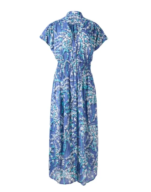 Sheath Women Dress with a Tailored Fit for a Professional LookBecky Blue Floral Dress