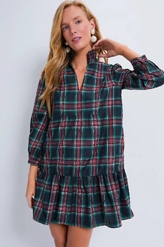 Mini Women Dress with a Short Hem for a Young and Trendy StyleHighland Tartan Palmerston Dress