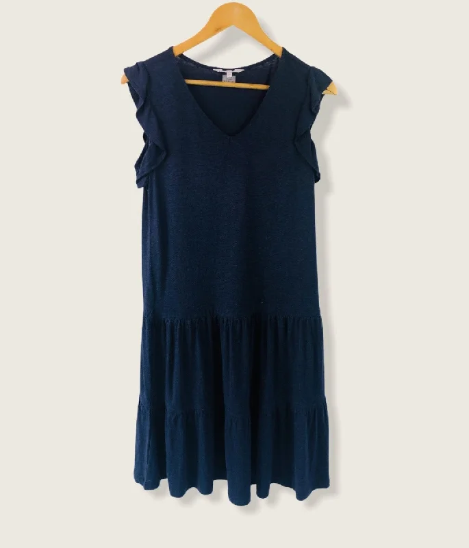 Shift Women Dress with a Simple and Classic Design for Everyday WearJosie Navy Jersey Dress