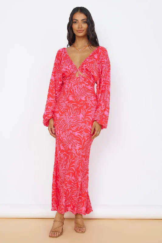 Halter Neck Women Dress to Show Off the Shoulders and NecklineJoyful Endeavors Maxi Dress Pink