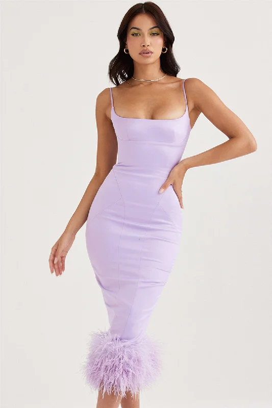 Wrap - Style Women Dress with Adjustable Fit for All Body TypesLillian Spaghetti Strap Backless Long Dress