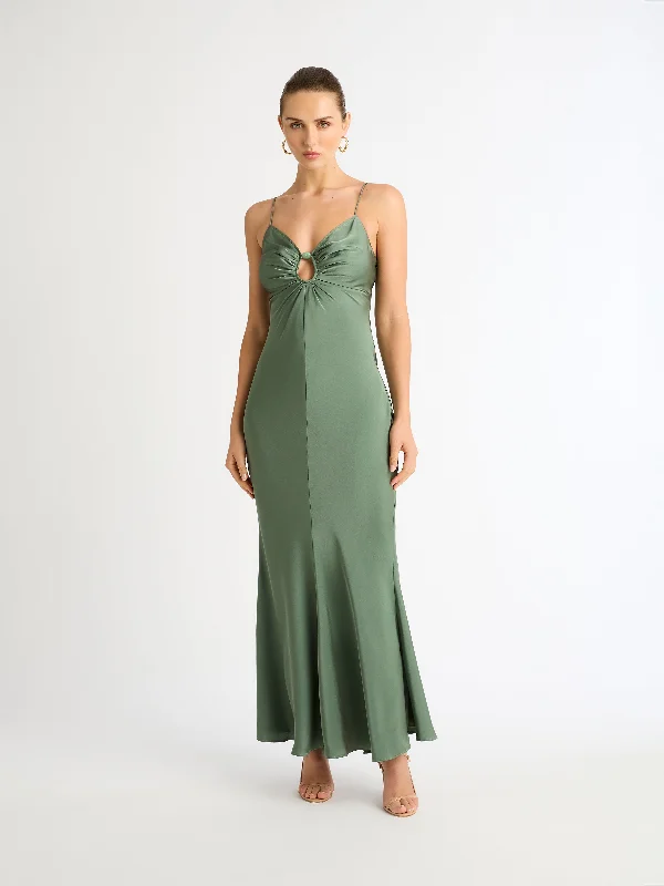 Empire Waist Women Dress to Accentuate the Bust and Conceal the WaistMAGNOLIA MAXI DRESS