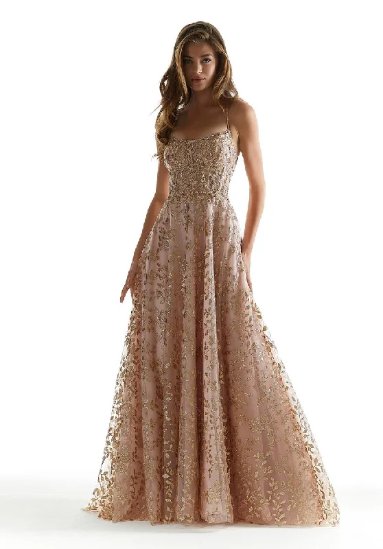 Ruffled Women Dress with Multiple Layers for a Playful and Girly StyleMorilee A-Line Long Prom Dress 48056