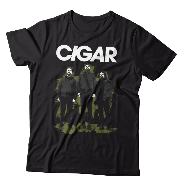 Crew Neck Women T Shirt with a Timeless DesignCIGAR - "The Band"