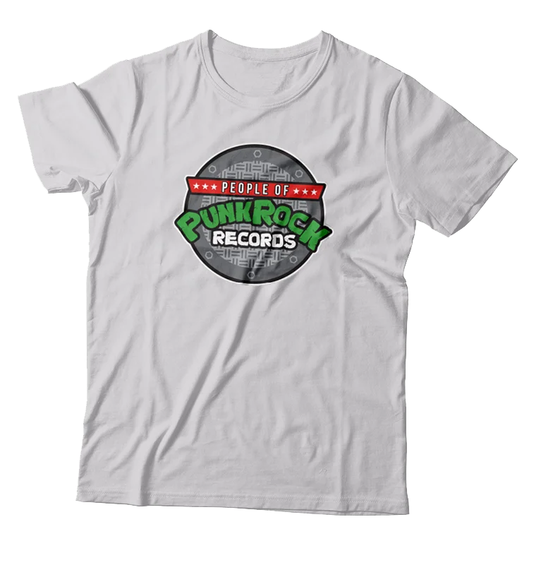 Plus Size Women T Shirt for a Comfortable and Flattering FitPOPR "TMNT Sewer Logo" (White) (T-Shirt)