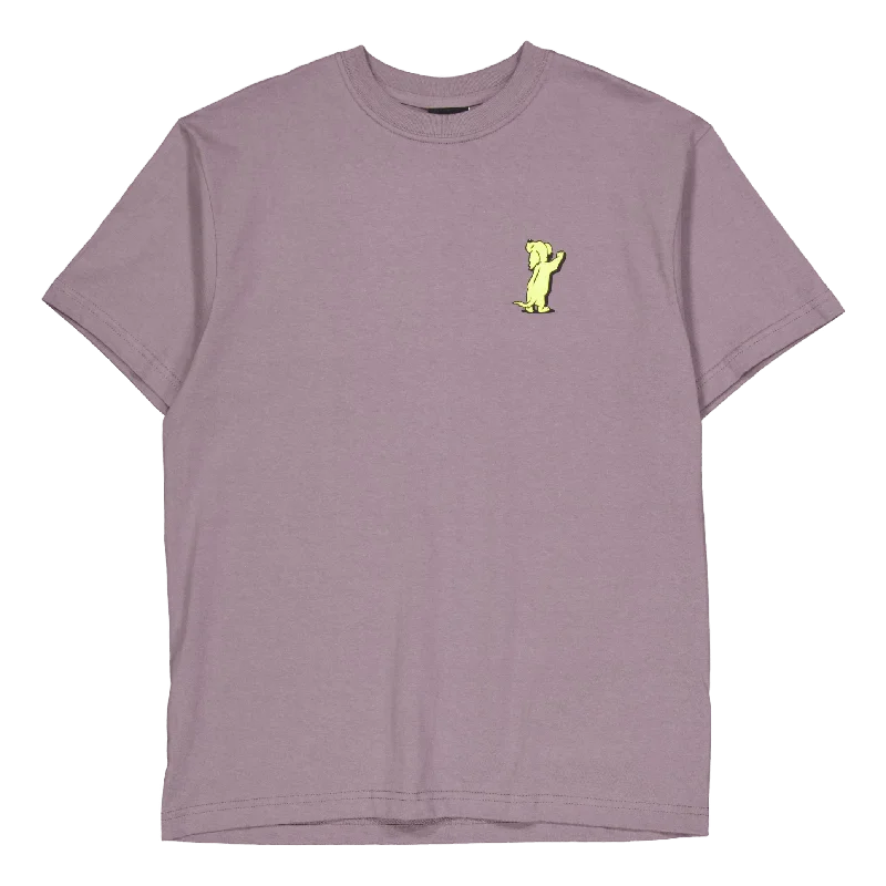 Crew Neck Women T Shirt with a Timeless DesignDog Sense S/s Tee Light Plum