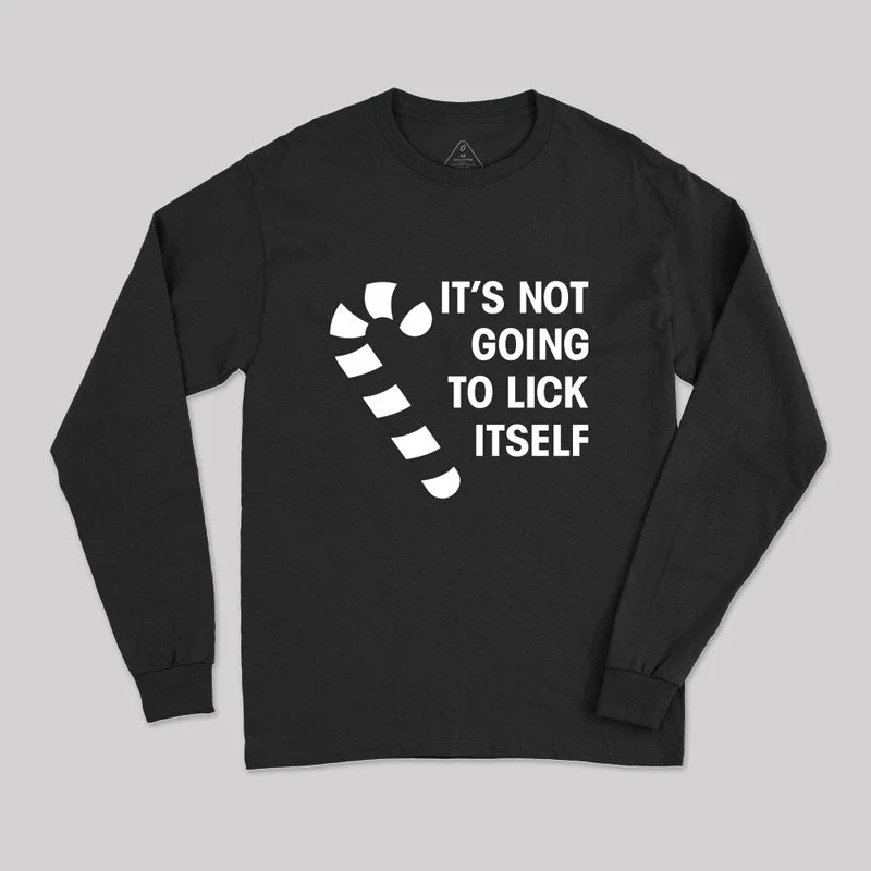 Tie - Dye Women T Shirt with a Bohemian VibeIt's Not Going To Lick Itself Long Sleeve T-Shirt