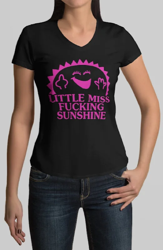 Sequined Women T Shirt for a Sparkly Night OutLittle Miss Sunshine