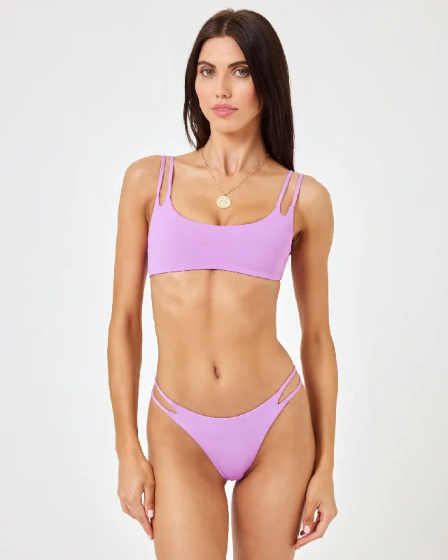 High - waisted bikini for a retro and tummy - flattering lookZinnia Top Jewel